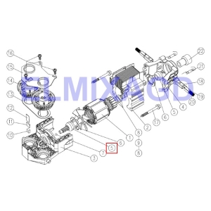 Łożysko ślizgowe miksera Zelmer