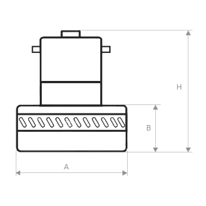 Silnik 309.5000 2100W do odkurzacza Zelmer